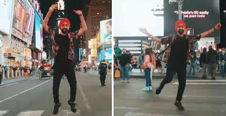 Watch: Man Performs Bhangra At New York's Times Square And Internet Loves It